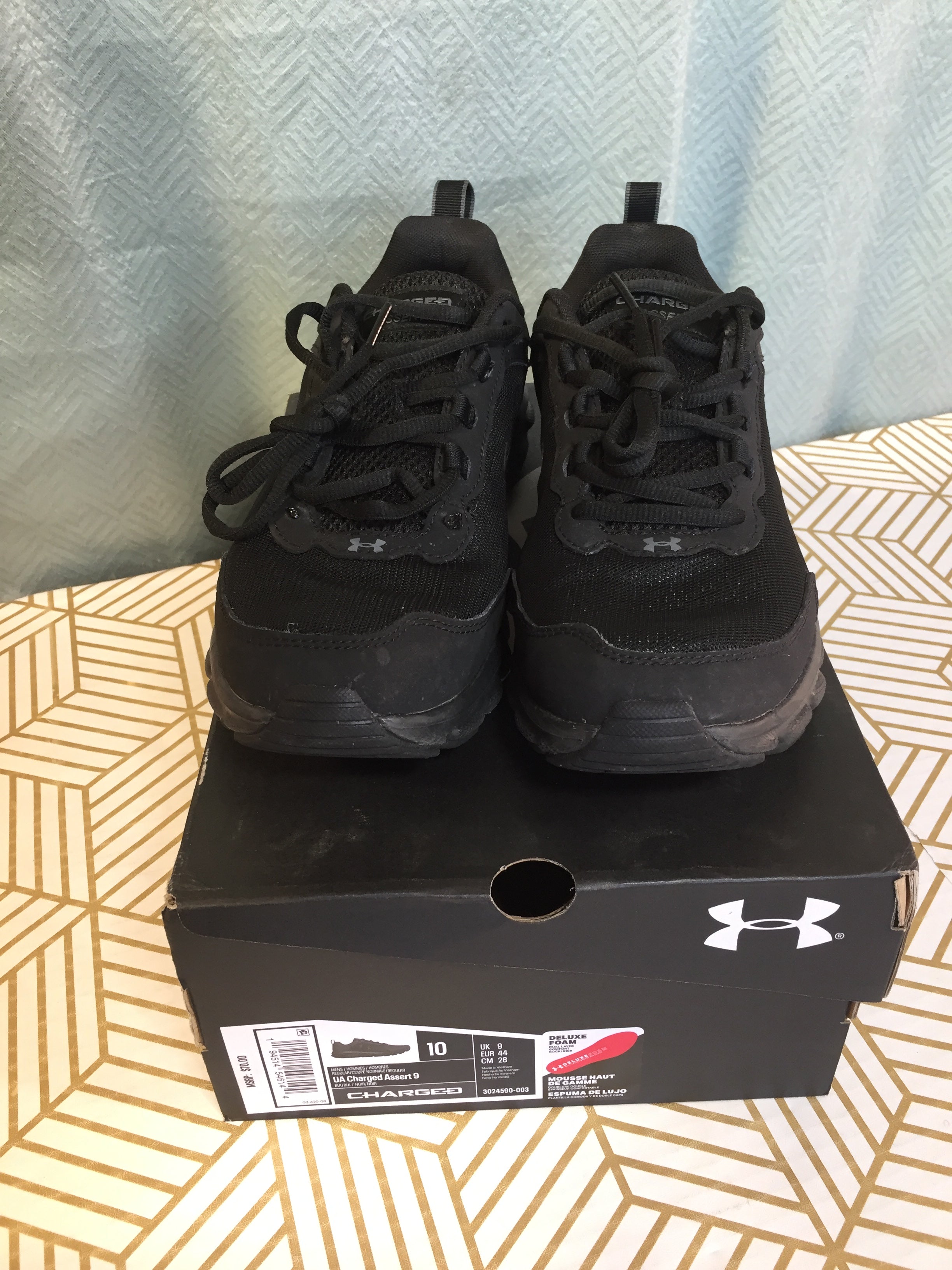 Under Armour Men's Charged Assert 9 Running Shoes US Size 10 (7772346319086)